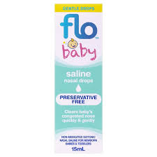 Flo Baby Saline +Nasal Drops 15ml