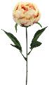 Artifical Peony Single Stem 44cm Orange