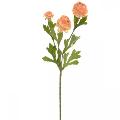 Artificial Pettie Ranunculus Spray Coral