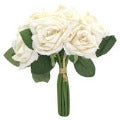 White Rose Bouquet 37cm