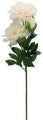 Artificial Peony 3 Heads Cream
