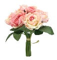 Artificial Rose Bouquet Pink