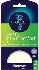 Maseur Foam Latex Comfort Insoles