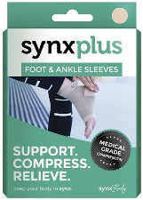 Synxplus Foot & Ankle Sleeve Med Nude
