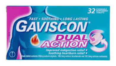 Gaviscon Dual Action Tablets 32s