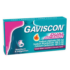 Gaviscon Dual Action Mixed Berry Chew Tabs 16s