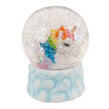 Unicorn Glitter Globe