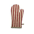Christmas Stripe Oven Glove Red