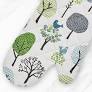Forest Birds - Gauntlet  Oven Glove