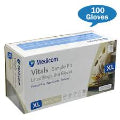 Vitals Simplefit Latex Gloves P/Free Med 100s
