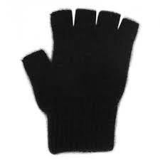 Comfort Glove Possum FingerLess Black Small