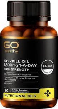GO Krill Oil 1500mg 1-A-Day 30caps