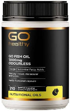 GO Fish Oil 1500mg Odourless 210 caps
