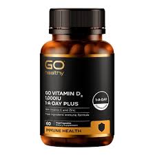 GO Vitamin D3 1000IU 1-a-day Plus 60 caps