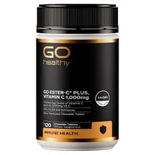 GO EsterC Plus1000mg Berry Chewable Tabs 120s