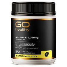 GO Fish Oil 2000mg Odourless 230 caps