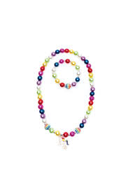 Great Pretenders Gumball Rainbow Necklace & Bracelet