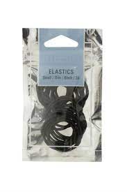 MAE 40-2209BK Elastic Thin Black Small 20 pack