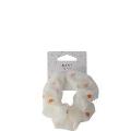MAE 40-3216 Elastic Scrunch Daisy White