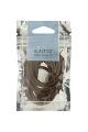 MAE 40-2200BR Elastic Thick Brown 8 pack