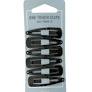 MAE 40-2103BK One Touch Clip 5cm Black 6 pack