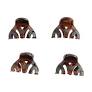MAE 40-2404S Claw Grip Petite Shell 4 pack