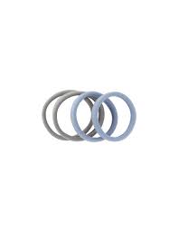 MAE 40-2259 BG Elastic XL Blue/Grey 4 pack