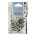 MAE 40-2210 Elastic Poly Black Clear 100 pack