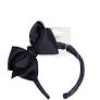 MAE 40-3314 Headband Large Bow Navy