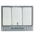 Handkerchiefs Mens White 3pk