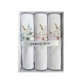 Ladies Handkerchief Pastel Sprigs Set3