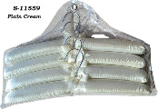 Coat Hangers Cream 4pk