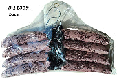 Coat Hangers Black Lace 4Pk