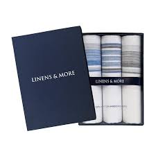 Mens Handherchief Multi Stripe set 3