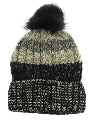 Hat Black Mix Colour with Fleece Lining