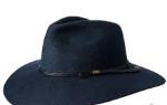 Navy 100% Polyester Felt Hat