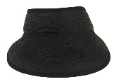 Fabric Trimmed Visor Black