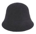 Hat Khloe Wool Felt Cloche Black