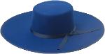 Cobalt 100% Polyester Felt Hat