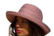 Helena Breton Old Rose Hat