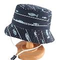 Kids Blue Fish Bucket Hat 52cm