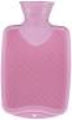 Fashy Hot Water Bottle Single Rib Pink 0.8L