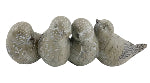 FOURBIRDS in row decor