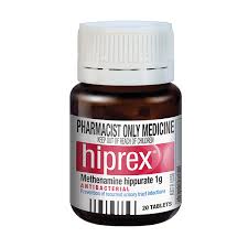 Hiprex 1g 20 tabs