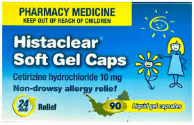 Histaclear 10mg Soft Gel Caps 90s