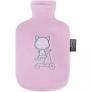 FASHY Hot Water Bottle +Cover Pink 0.8L