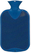 Hot Water Bottle Double Rib Blue 2L