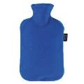 FASHY Hot Water Bottle + Cover Blue 2L