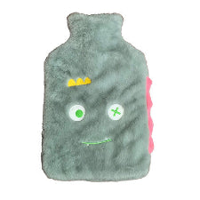 Health + Sure Hot Water Bottle with Cover Blue Monster