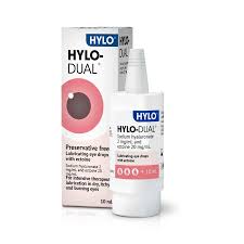 Hylo Dual Lubricating Eye Drops 2mg 2MG+20 10ml
